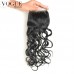 Water Wave 4x4 Lace Closure,Free/2/3 Part,Natural Color,Wet And Wavy
